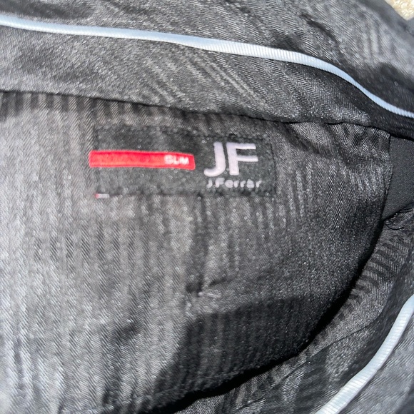 J Ferrar slim fit black trousers - Picture 3 of 4